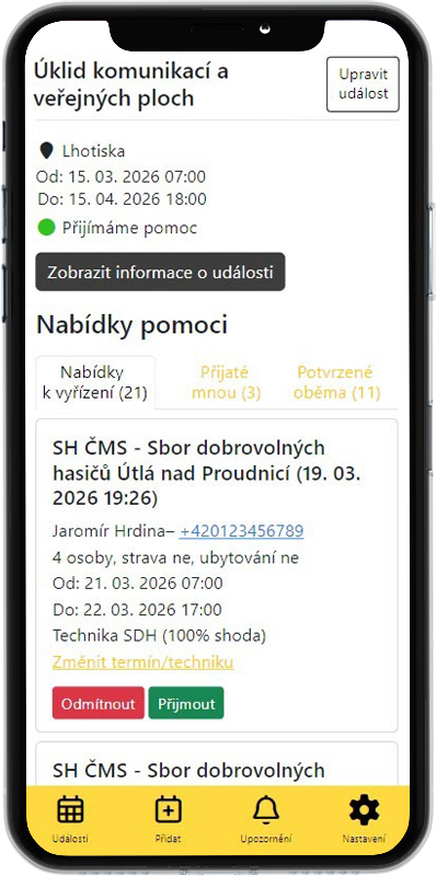 Detail události v obci Detail události v obci