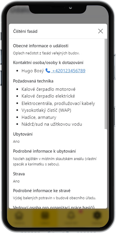 Informace pro SDH s potvrzenou pomocí