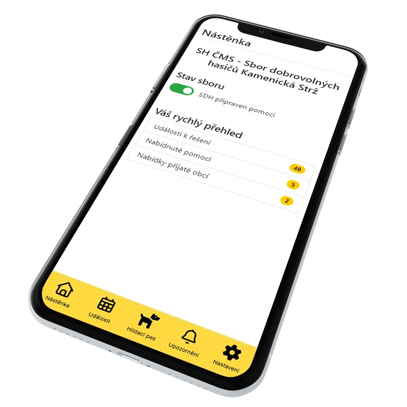 Online aplikace Obec v tísni